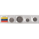 VENEZUELA  set  1 Bolivar -  5 Bolivares -10 - 20 Bolivares - Buona Condizione